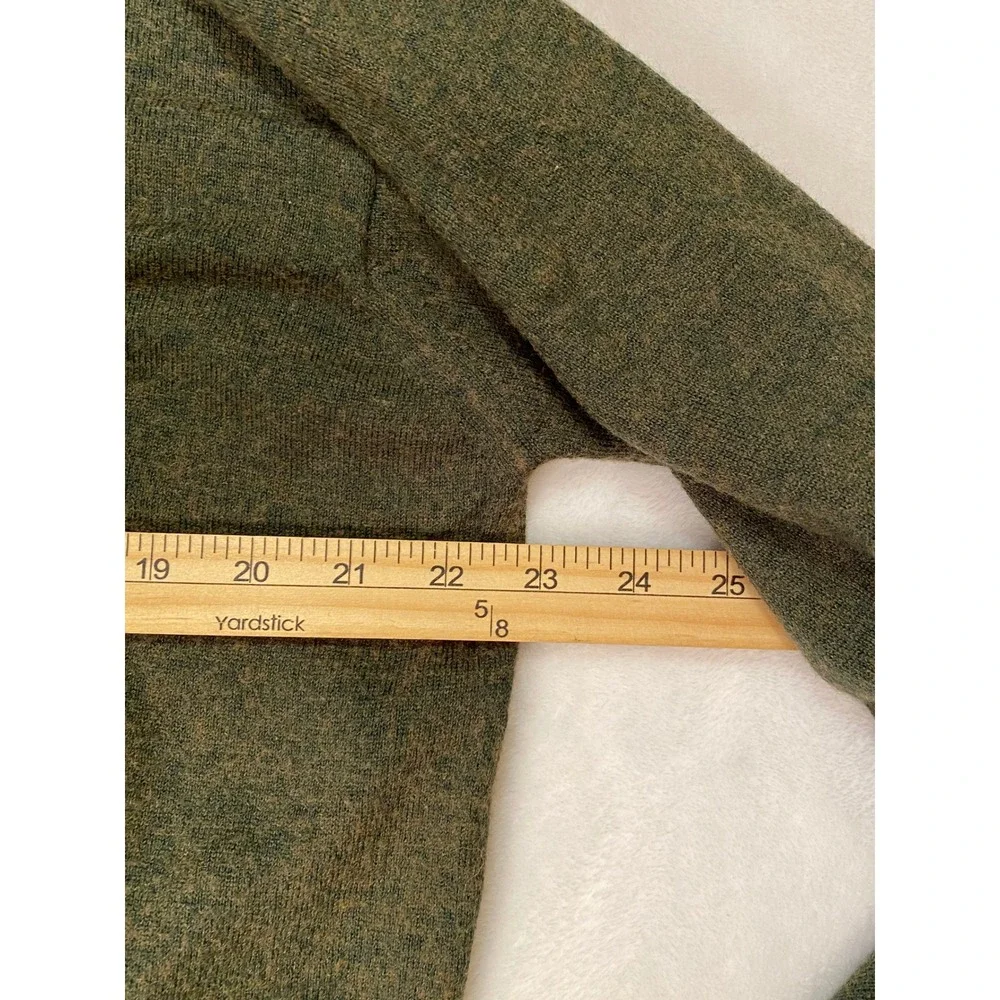 Roeville Mens XXL Olive Green Long Sleeve Polo Sweater Made in Italy‎ Knit Top